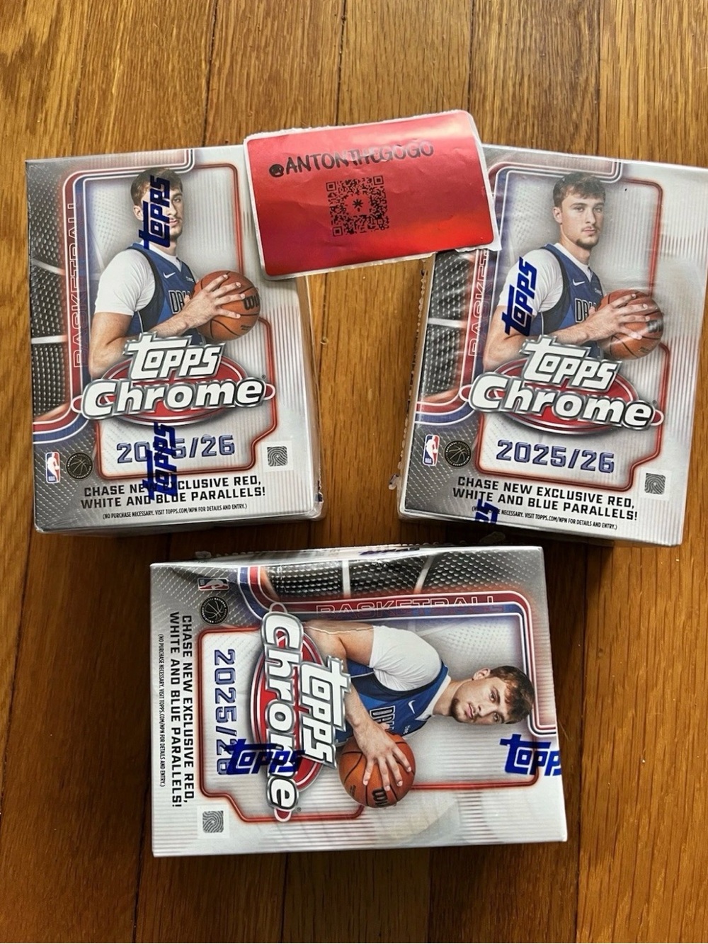 2025-26 Topps Chrome NBA Basketball Blaster Value Box Only 1